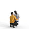 Casual Family | cfam0313hd2o01p03s | Ready-Posed 3D Human Model (Mom Dad Daughter)
