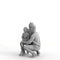 Casual Family | cfam0313hd2o01p03s | Ready-Posed 3D Human Model (Mom Dad Daughter)