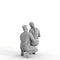 Casual Family | cfam0313hd2o01p03s | Ready-Posed 3D Human Model (Mom Dad Daughter)