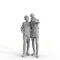 Casual Family | cfam0314hd2o02p01s | Ready-Posed 3D Human Model (Girl / Still)