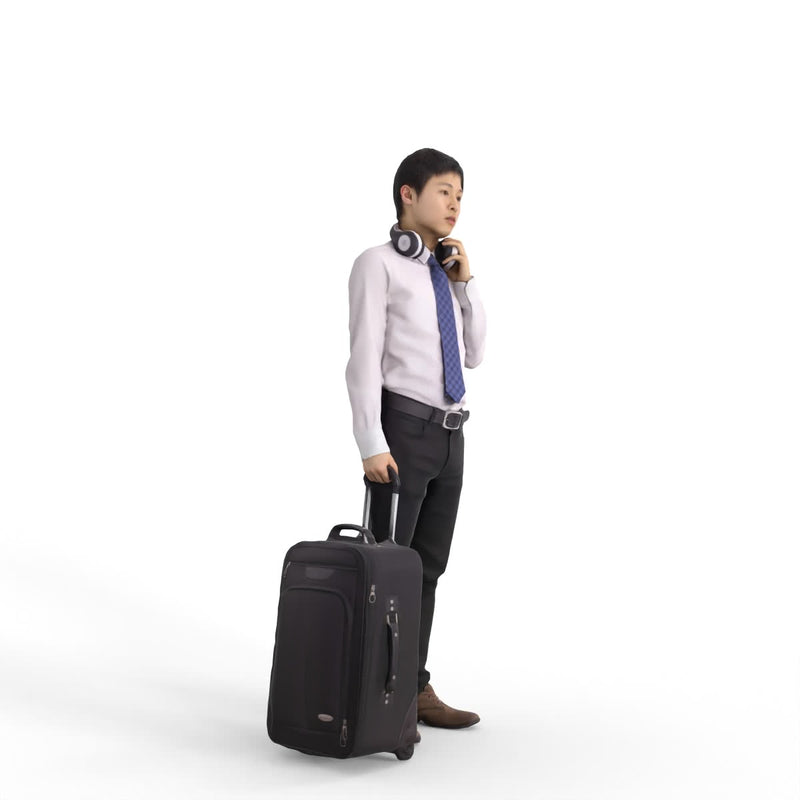 AXYZ | Traveling Man | cman0212hd2o02p01s | Ready- Posed 3D Human Model