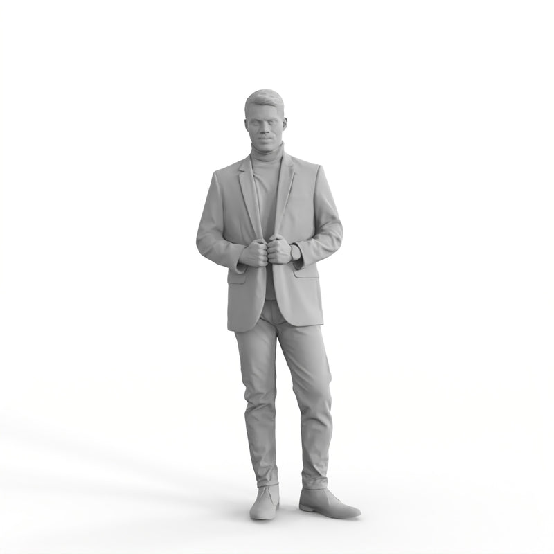 Formal Man | eman0315hd2o01p01s | Ready-Posed 3D Human Model (Man)
