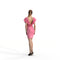 Formal Woman | ewom0317hd2o01p01s | Ready-Posed 3D Human Model (Woman)