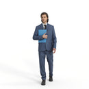 Business Man | mus0001hd2o01p01s | Ready-Posed 3D Human Model (Man / Still)