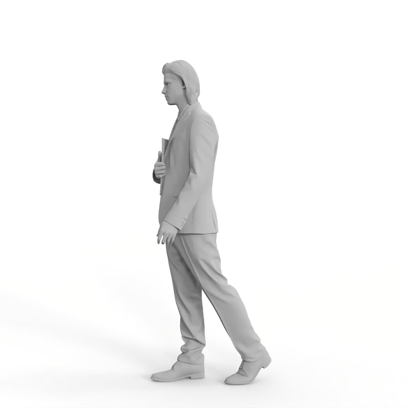 Business Man | mus0001hd2o01p01s | Ready-Posed 3D Human Model (Man / Still)