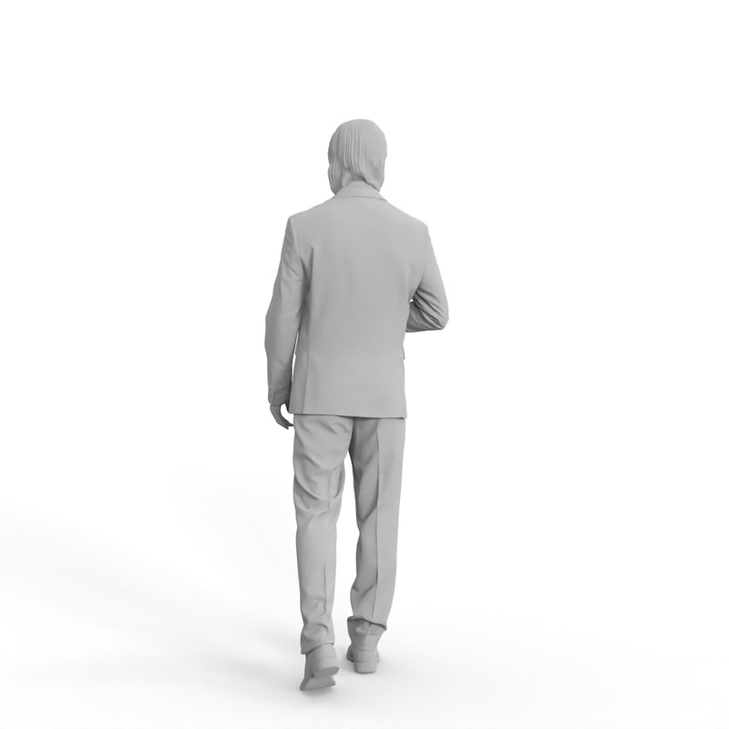 Business Man | mus0001hd2o01p01s | Ready-Posed 3D Human Model (Man / Still)