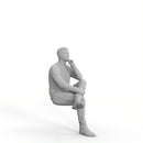 Casual Man | mus0002hd2o01p01s | Ready-Posed 3D Human Model (Man / Still)