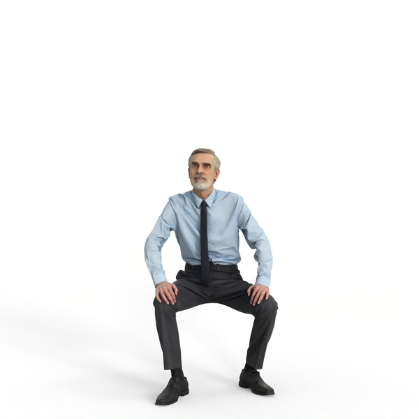 Business Man | mus0005hd2o01p01s | Ready-Posed 3D Human Model (Man / Still)