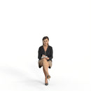 Business Woman | mus0006hd2o01p01s | Ready-Posed 3D Human Model (Woman / Still)