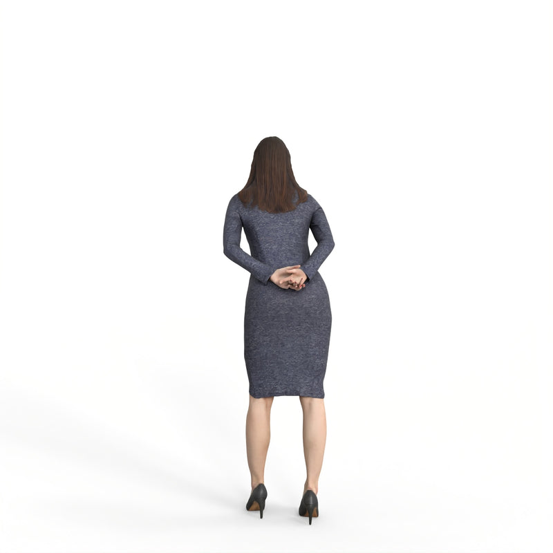 Casual Woman | mus0007hd2o01p01s | Ready-Posed 3D Human Model (Woman / Still)