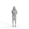 Casual Woman | mus0007hd2o01p01s | Ready-Posed 3D Human Model (Woman / Still)