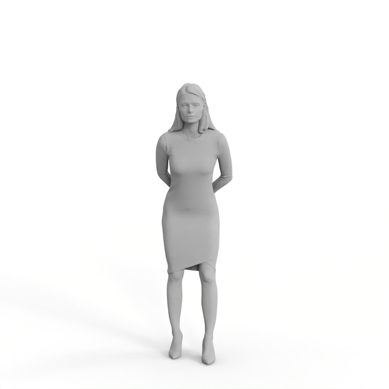 Casual Woman | mus0007hd2o01p01s | Ready-Posed 3D Human Model (Woman / Still)