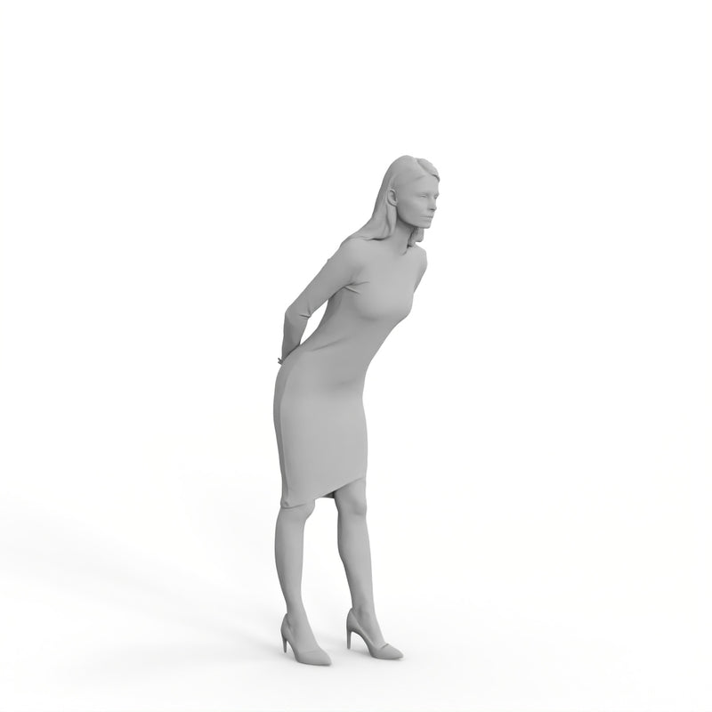 Casual Woman | mus0007hd2o01p01s | Ready-Posed 3D Human Model (Woman / Still)