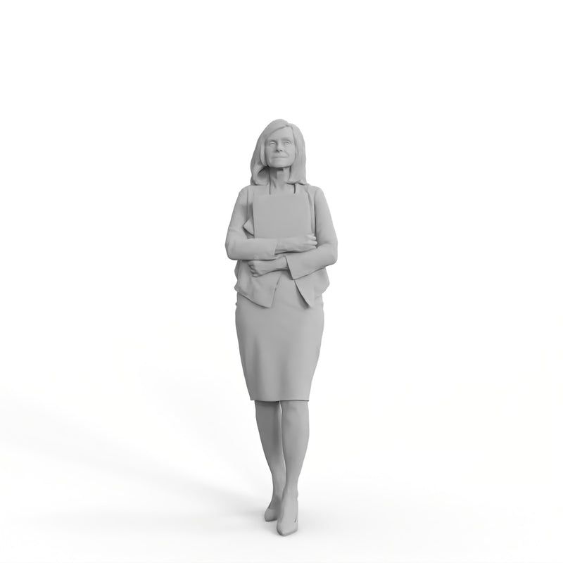 Business Woman | mus0009hd2o01p01s | Ready-Posed 3D Human Model (Woman / Still)