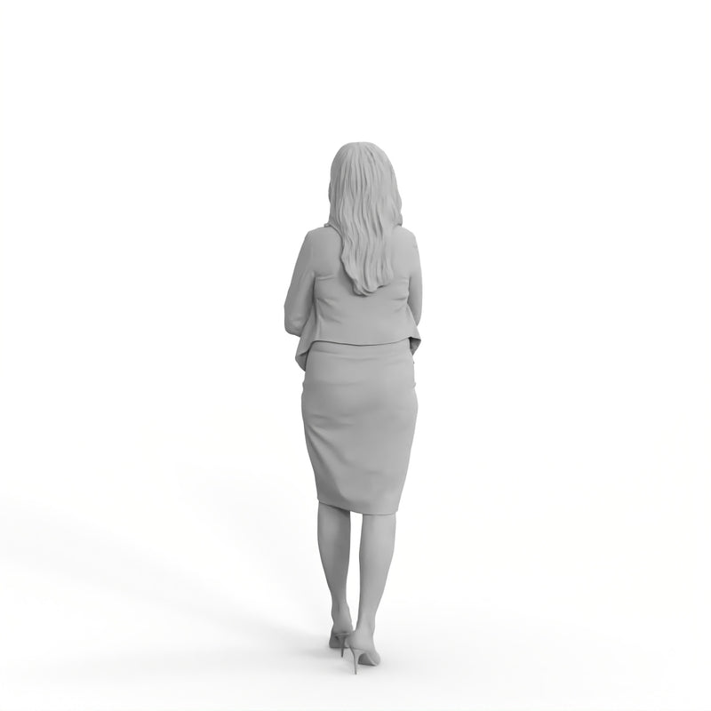 Business Woman | mus0009hd2o01p01s | Ready-Posed 3D Human Model (Woman / Still)