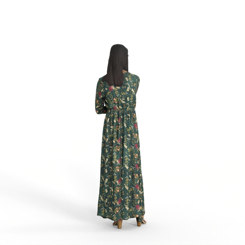 Casual Woman | mus0010hd2o01p01s | Ready-Posed 3D Human Model (Woman / Still)