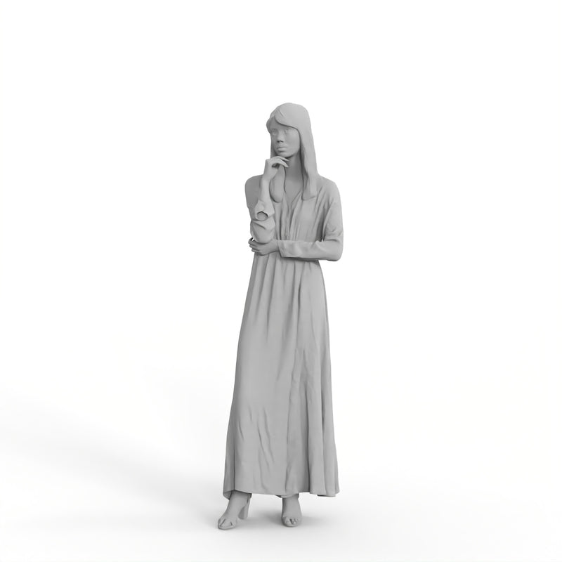 Casual Woman | mus0010hd2o01p01s | Ready-Posed 3D Human Model (Woman / Still)