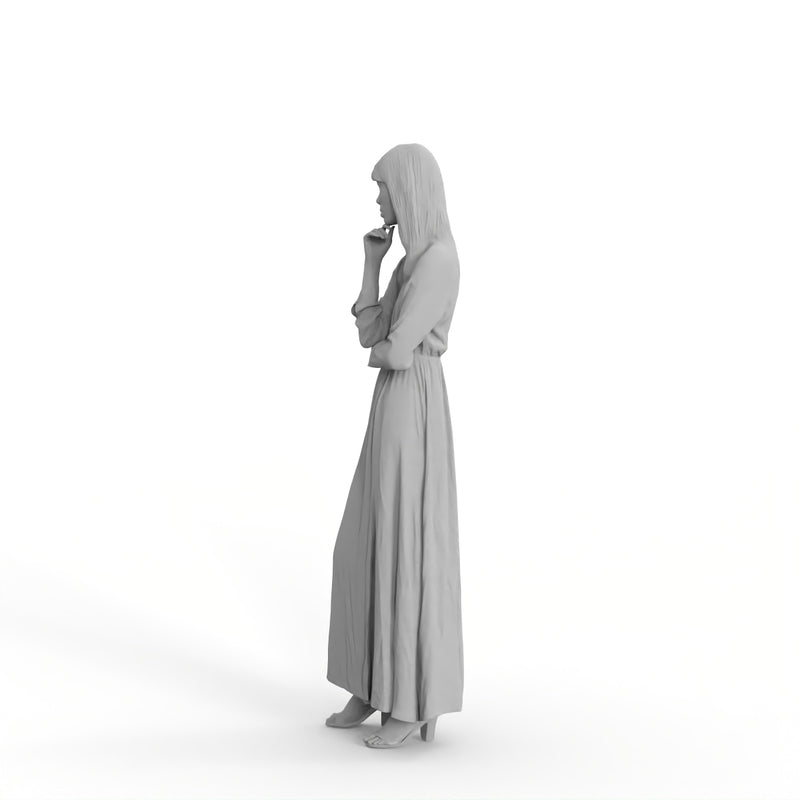 Casual Woman | mus0010hd2o01p01s | Ready-Posed 3D Human Model (Woman / Still)