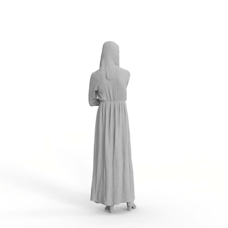 Casual Woman | mus0010hd2o01p01s | Ready-Posed 3D Human Model (Woman / Still)