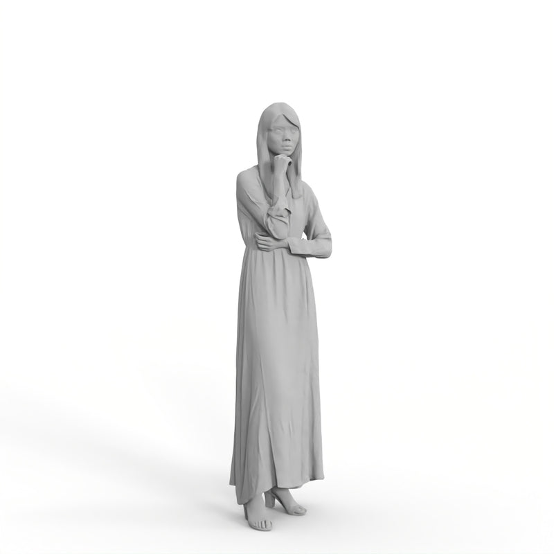Casual Woman | mus0010hd2o01p01s | Ready-Posed 3D Human Model (Woman / Still)