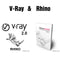Rhino & VRay Academic License Bundle: Rhino 6 +  V-Ray 3 for Rhino Anuual Academic License