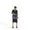 Casual Woman| shp0006hd2o01p01s | Ready-Posed 3D Human Model (Woman / Still)