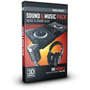 Sound & Music Pack - Professional 3D Models for Element 3D