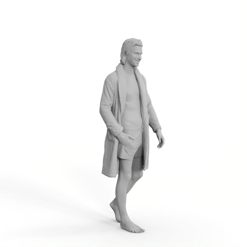 Spa Man | spa0001hd2o01p01s | Ready-Posed 3D Human Model (Man / Still)