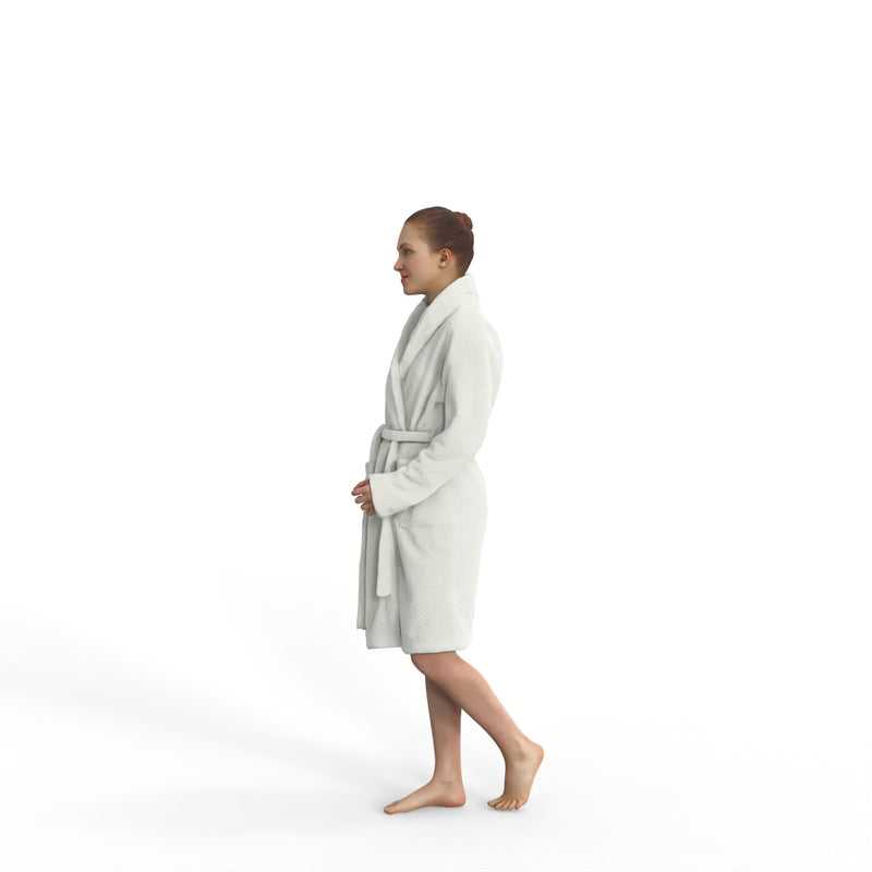 Spa Woman | spa0007hd2o01p01s | Ready-Posed 3D Human Model (Man / Still)