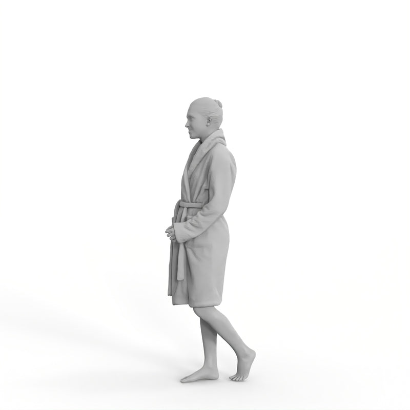 Spa Woman | spa0007hd2o01p01s | Ready-Posed 3D Human Model (Man / Still)