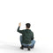 AXYZ Design | Traveling Man | tra0011hd2o01p01s | Ready- Posed 3D Human Model