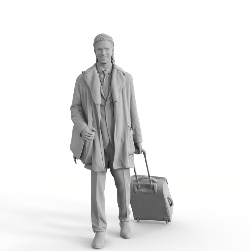 AXYZ Design | Traveling Man | tra0012hd2o01p01s | Ready- Posed 3D Human Model (male)