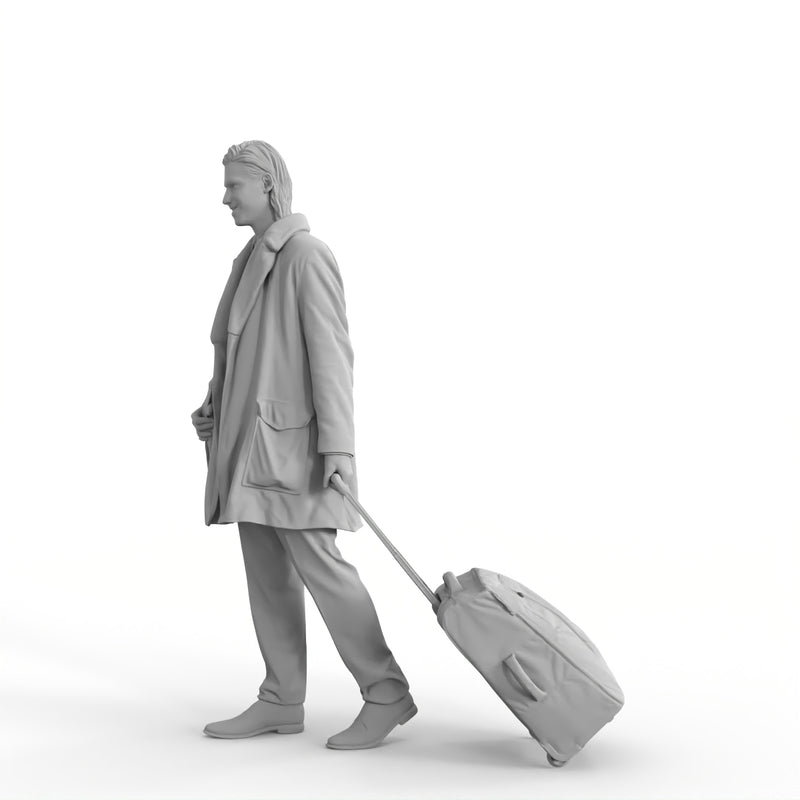 AXYZ Design | Traveling Man | tra0012hd2o01p01s | Ready- Posed 3D Human Model (male)