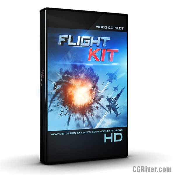 Flight Kit - Over 200 Aircraft Sound FX,  25 HDR Sky Maps, Heat Distortion Plug-in and More from Video Copilot